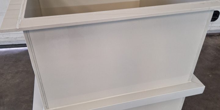 12mm Thick Polypropylene Tank With Steel Body Band. New.